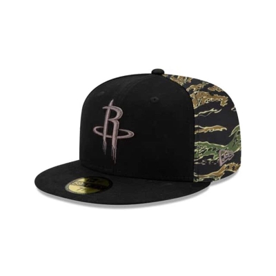 Sapca New Era Houston Rockets NBA Camo Panel 59FIFTY Fitted - Negrii